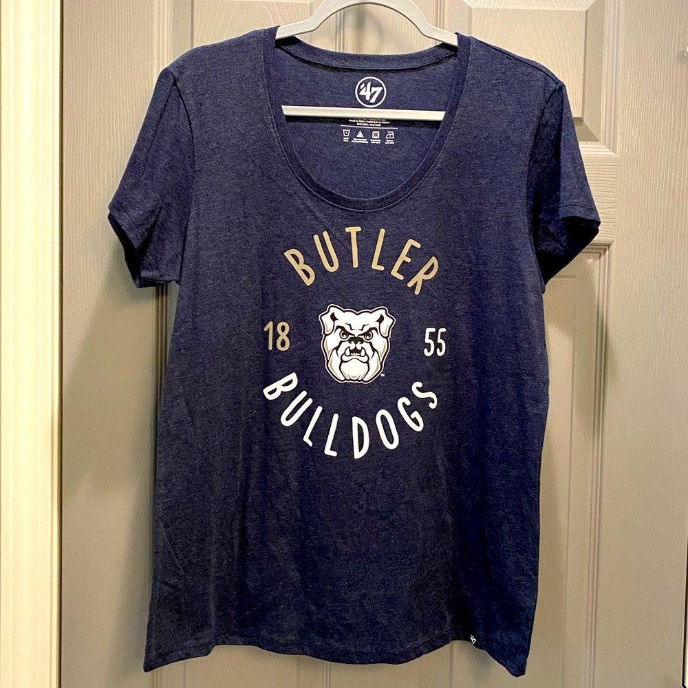 ‘47 Butler Bulldogs Womens T-shirt. SZ L New With Tags!!